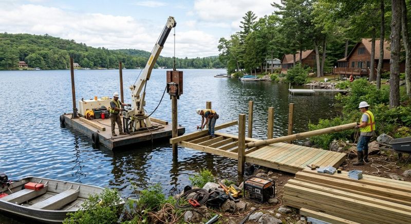 Boat Dock Construction in Overland Park, KS