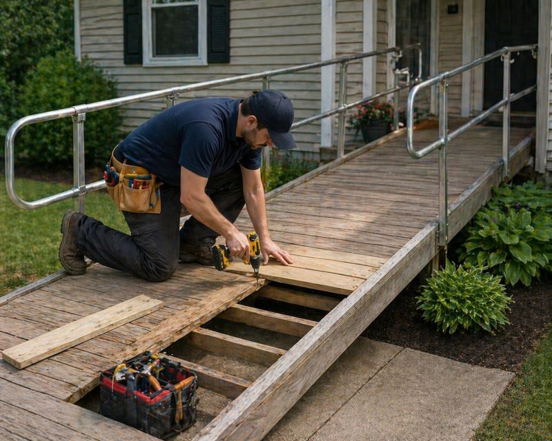 Deck Ramp Installation in Wilmington, NC