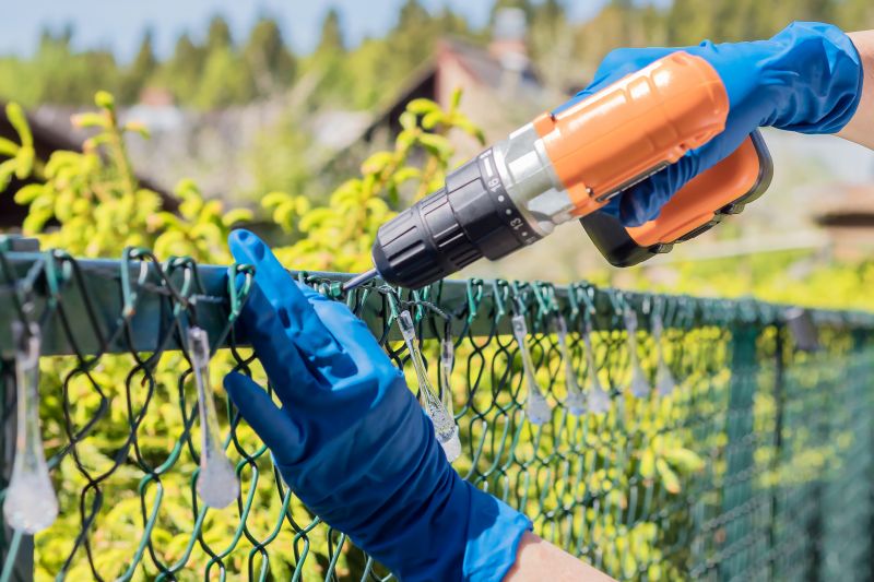 Metal Mesh Fence Installation in Roseville, CA